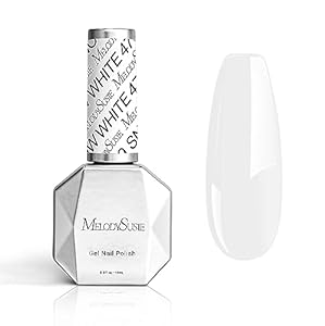 MelodySusie Thick Gel Nail Polish,15ML Snow White Color Soak Off UV LED Gel Polish Valentine's Day Gift for Women Nail Art Manicure Salon DIY Nail Design Decoration at Home-479